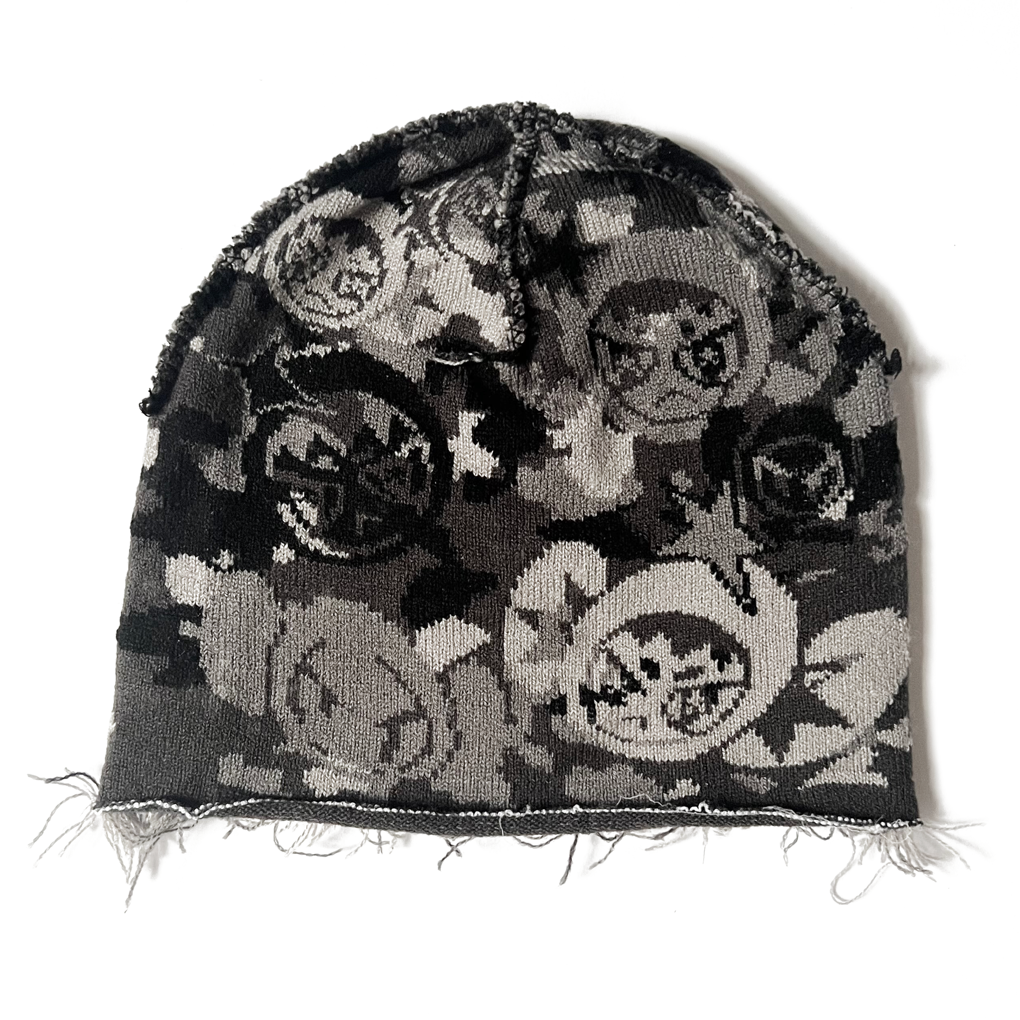 happy99 Thread Tek Camo Beanie ビーニー ThreadTek Camo Beanie Black| Happy99