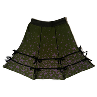 
              Star Gradient Knit Skirt Green
            
